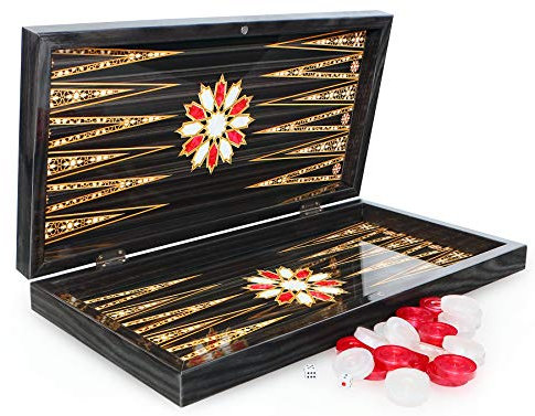 Orientalische Backgammon TAVLA XXL Intarsien Look