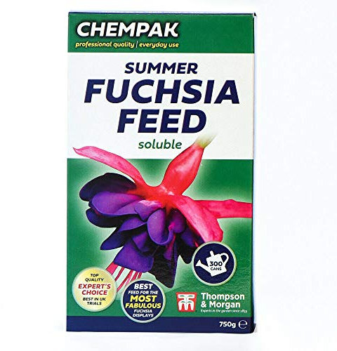 Chempak Fuchsia Feed Fully Soluble Specialist Plant Fertiliser 750g Pack by Thompson and Morgan