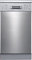 Edesa Lavavajillas Libre Instalación EDW-4610 X Ancho 45 cm 6 Programas Lavado Silencioso 49 dB Triple Sistema Seguridad LED 2 Cestillos Dispensador Detergente Acabado en Gris Acero Inoxidable