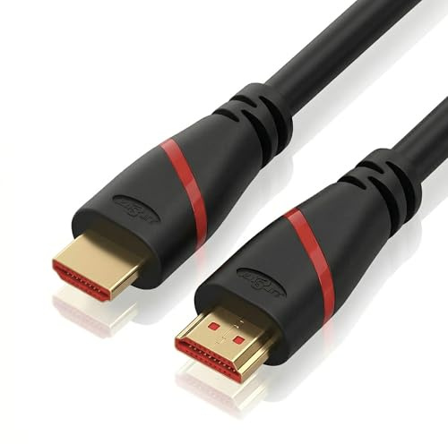 JuicEBitz 4K HDMI Cable 10M, High Speed HDMI 4k 30fps. 1.4 HDMI Lead with Ethernet and HDR Graphics, HDMI to HDMI Cable, Compatible with Xbox, Playstation, Apple TV, Sky + More. 10M Long HDMI Cable