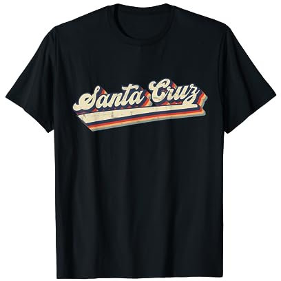 Retro Santa Cruz California Spruch - Surfer T-Shirt