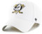 '47 NHL Anaheim Ducks MVP Unisex-Baseballkappe, Verstellbar, Hochwertiges Design, Team Badge Logo, White