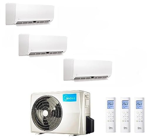 CLIMATIZZATORE TRIAL 18+18+18 MIDEA DC INVERTER Serie Exclusive R-32 Wi-Fi INCLUSO A++A+M4OE-28HFN8-Q R-32 Wi-Fi INCLUSO