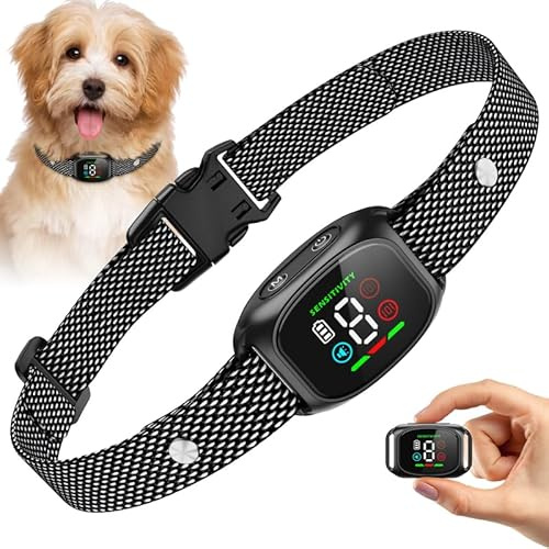 Barkey - Tierfreundliches Halsband Puppery (Schwarz)