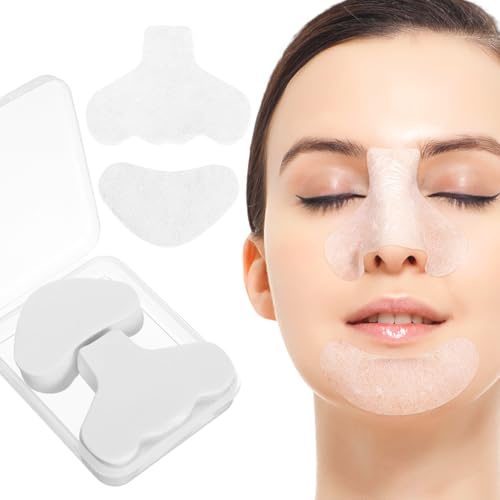 Healeved 200pcs Nose Patches Cotton Pads: Chin And T-zone Deep Cleansing Patch Skin Care Pads For Skincare And Shop Spa Salon Use