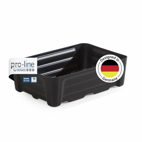 Kleingebindewanne pro-line aus Polyethylen (PE), ohne Gitterrost, 30 Liter, 592x400x180
