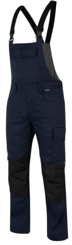 WÜRTH MODYF Latzhose Star CP dunkelblau/grau - Größe 62