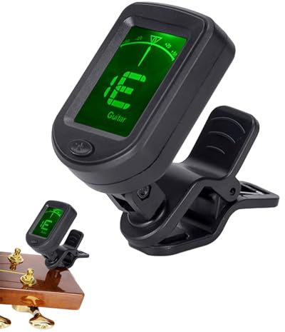 Afinador para guitarra de 12 cuerdas, afinador de guitarra con clip, afinador para violín, afinador para guitarra acústica, afinador para violín, afinador para guitarra, instrumento de cuerda, grande,
