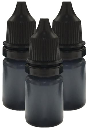 Nachfülltinte für Stempel | Nachfülltinte für schnell trocknende Stempel | Nachfülltinte für mehrflächige Stempel | Einfach zu verwendende Stempelfarbe mit 10 ml | Nachfülltinte