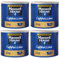 Maxwell House Cappuccino Instant Coffee 1kg Tin (Pack of 4, Total 4000 grams)