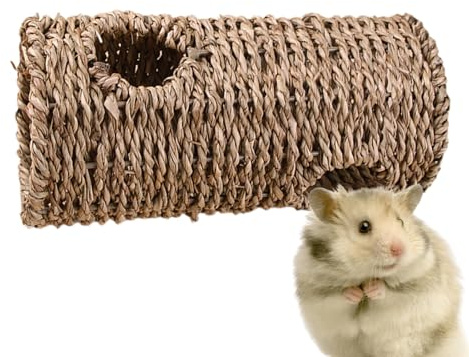 Tunnel per piccoli animali - Giocattoli per criceti nani | Arricchimento sicuro per gabbie resistenti ai morsi giocattolo interattivo esercizio animali roditori
