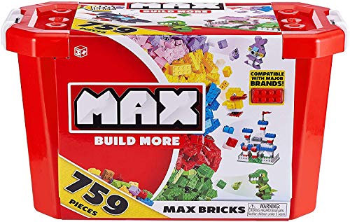 MAX Build More byggstenar set (759 stenar) – kompatibel med andra stora märken