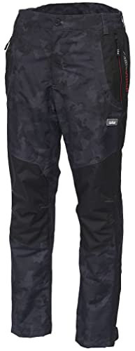 D A M CamoVision Trousers, Angelhose, 100% wasserdicht, atmungsaktiv, versiegelte Nähte, weiches Futter, vorgeformte Knie, elastische Taille (Größe L)