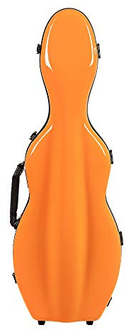 Tonareli Fiberglass Violin Case - Orange 4/4 - VNF1012