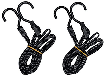 2 Stück Fahrrad Spanngurt Gepäckspanner,MoreChioce 1.5m Elastische Spannseile Befestigungsriemen Set Motorrad Gepäckträger Spanngummi Koffergurt Gummiband Expander Gepäckriemen mit Haken