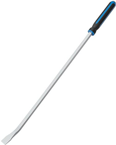 ROTATION 36 inch Pry Bar Heavy Duty, Thicker Hammer Strike Cap, Angled Tip, Mechanic Hand Tools for Automotive, Demolition, Nail Puller, Crowbar