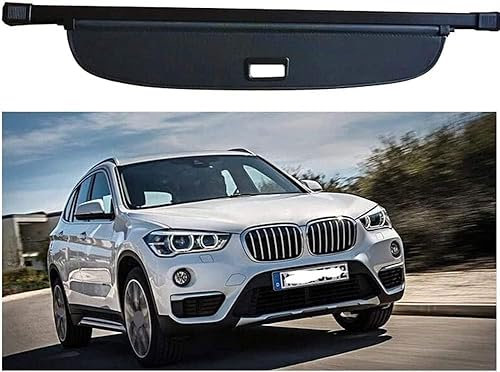 GAMIRA Voiture Étagère Coffre Arrière Rétractable, pour BMW X1 E84 2009 2010 2011 2012 2013 2014 2015 Cache Bagages Housse Colis Cargo Rideau Bouclier SéCurité
