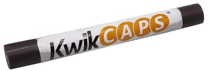 kwikCaps 1 Holz-Reparaturstift Farbe Graphitschwarz Wachs-Korrekturstift zum Auffüllen von Schrammen Kratzern Flecken auf Möbeln Furnier Laminat Holzboden Massivholz Arbeitsplatte Melaminplatten