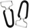 Lurch 510093 Sparschäler Universal aus Edelstahl 2er Set, Schwarz