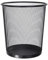 ARVO Small Bin – 9L Round Mesh Black Steel Waste Paper Bin for Bedroom, Office, Desk, and Home Use – 23.5cm Diameter x 27cm Height – Value Range