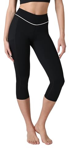Lovable Leggings al Ginocchio - Microfibra Modellante - Vita Alta Effetto Push-Up - Controllo Pancia, Pilates, Fitness, Active Comfort Donna