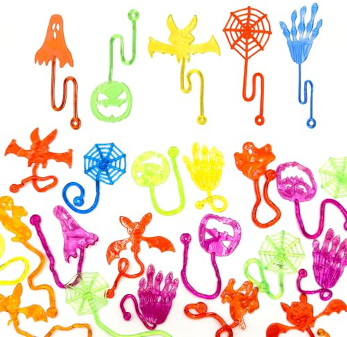 Klatshhand Kinder, 20 Stück Bunte Glibberhand Mitgebsel, Klatschhand Glibber, Bunte Klebrige Spielzeug, Mitbringsel Give aways, Geeignet für Den Kindergeburtstag, Halloween