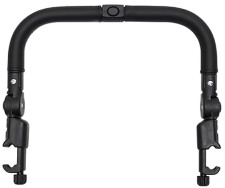 Accessori per passeggino, barra paraurti per passeggino Accessori per maniglie multifunzionali regolabili in pelle PU con interruttore a pulsante per la sicurezza del bambino