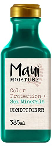 Maui Moisture. Acondicionador con protección de color y minerales marinos para cabello teñido. Sin agentes artificiales. Natural, vegano e hidratante. Todo tipo de cabello, 385ml