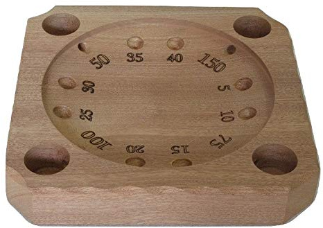 Roulette Valdostana trottola in legno valdostana media giochi in legno
