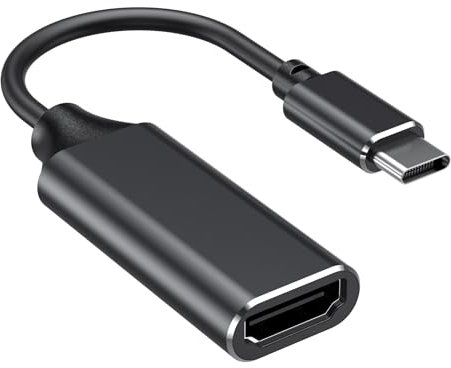 Adaptateur USB C vers HDMI 4K pour Mac OS, Adaptateur Type-C vers HDMI [Thunderbolt 3], Compatible avec MacBook Pro 2019/2018/2017, MacBook Air, Galaxy, Dell XPS, Pixelbook, Microsoft et Plus Encore