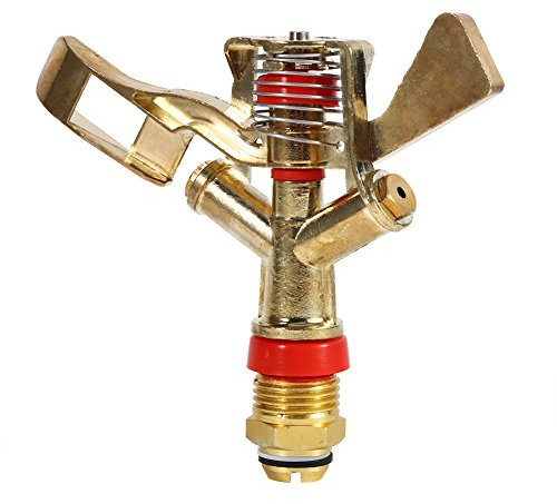 Tyenaza 1/2 inch Arroseur d'eau, Bras Rotatif en Alliage, Arroseur Jardin Rotatif Automatique pour Maison Jardin Ferme Gazon Pelouse Irrigation