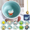 Arawat Eule Tasse 3D Tier Keramik 350ml Kaffeetasse Teetasse mit Löffel & Untertasse Weihnachten Tee Kaffee Tasse