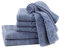 my cocooning Handtuch Set Agatha 6-teilig blau | 100% gekämmte Baumwolle | 2 Duschtücher (70x140cm) & 4 Handtücher (50x90cm) |