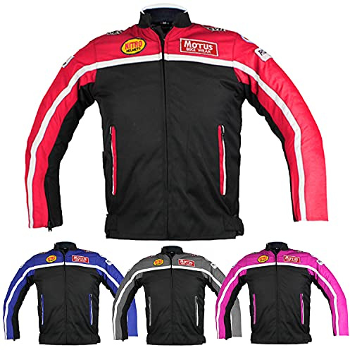 KEROZEN Bambino Bambino Bambino Moto Giacca di protezione traspirante Sport Leggero per motocross Bambini ogni 4 stagioni (8 year, Yellow Florescent), rosso, 4 anni