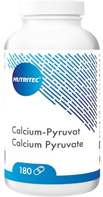 Nutritec Calcium Pyruvat 1000mg, 180 Kapseln, hochdosiert, Nahrungsergänzungsmittel