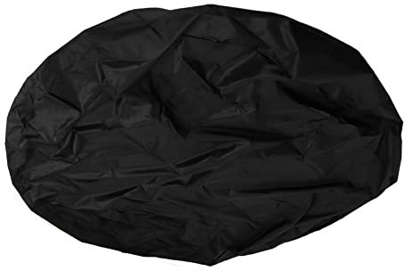 Copertura per Piscina 183 X 30cm Coperture di Sicurezza per Piscine Fuori Terra, Fodera per Vasca da Bagno in Panno Oxford Nero per Vasche da Bagno Piscine Griglie per Barbecue