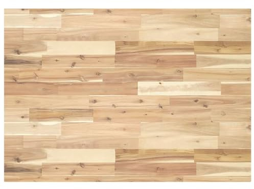 vidaXL Tablero Escritorio Madera Maciza Acacia sin Tratar 120x70x4 cm, encimera, encimera de baño, encimera de Garaje, encimera de Cocina