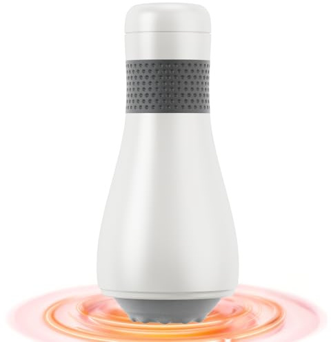 Massager, Unegnel Fußmassagegerät Vibration 6 Gänge, 4250 RPM Hochfrequenzvibration mit Wärmefunktion, für Hände, Nacken, Rücken und Füße zur Muskelentspannung und Linderung von Müdigkeit
