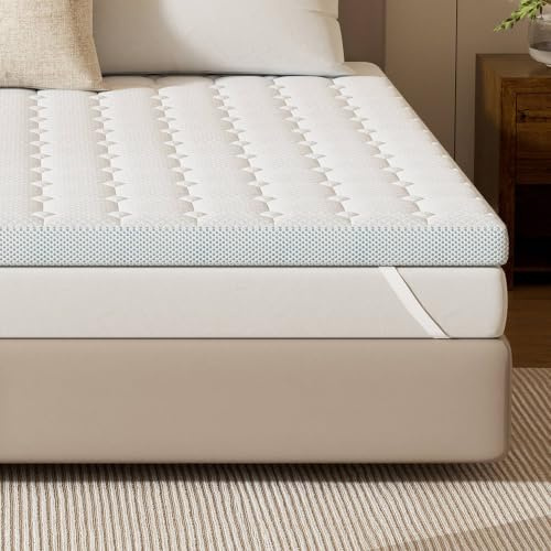 Ego Home Topper para colchones de 180 x 200 cm, 7 cm de Altura, de Espuma de Corte de 7 Zonas, 180 x 200 cm, con Certificado Öko-Tex, para Cama con somier, colchones y sofá Cama