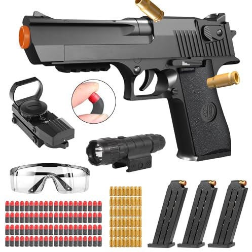 Spielzeug Pistole,Schaumstoff Soft Bullet Gun,Soft Bullet Toy Gun Pistole,Schaumstoff-Blaster,Kinder Pistole,Soft Foam Bullet Blaster Toy,für 14+ Kindergeschenke
