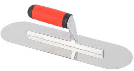 WWHJR Cazzuola da piscina in acciaio inossidabile per finitura in calcestruzzo piatto Cazzuola per intonacatura pareti in cemento cazzuola strumento di costruzione in muratura