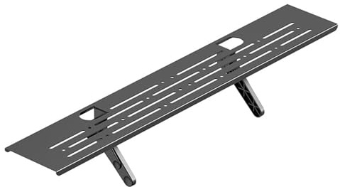 Supporto per ripiano superiore dello schermo, robusto supporto regolabile per TV, supporto multiuso per accessori per monitor, staffa stabile per televisore per router, oggetti decorativi