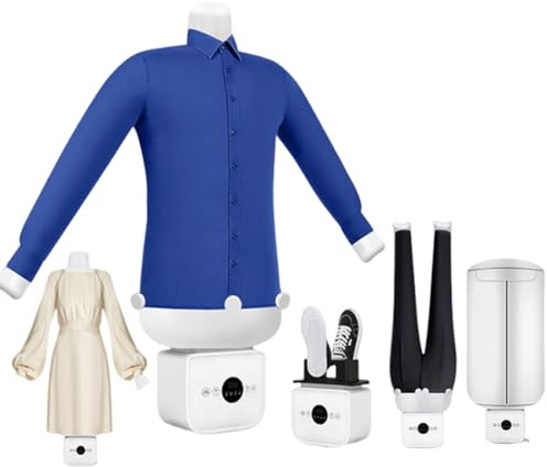 Plancha Doméstica Portátil Con Pantalla Táctil Digital | Maniquí De Planchado Automático Y Plancha Multifunción Hogar Y Viaje Con Bajo Consumo(Full Package)