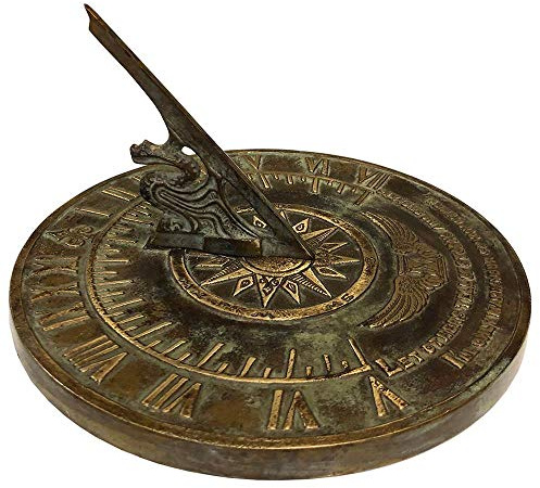Rome Industries 1820 Solid Brass Colonial Sundial