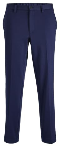 Jack & Jones Jjejaxon Jersey Trouser Noos Jnr Pantalones de Tela, Azul Medieval, 170