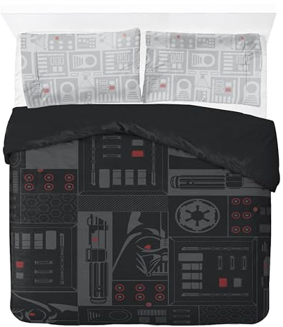 Jay Franco Star Wars Darth Vader 100% Cotton Double Duvet Cover Set - Includes 50 x 70cm Pillowcases