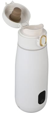 Gugxiom Flaschenwärmer, tragbar, 350 ml, USB Flaschenwärmer, hält warm, Temperatur verstellbar von 37 °C bis 55 °C