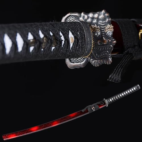 Spada da samurai in legno, Katana in wenge naturale con fodero, Bokken fatto a mano, per allenamento di combattimento con spada Kendo, Anime, Cosplay, Accessorio Iaido, Regali di compleanno-B||103CM
