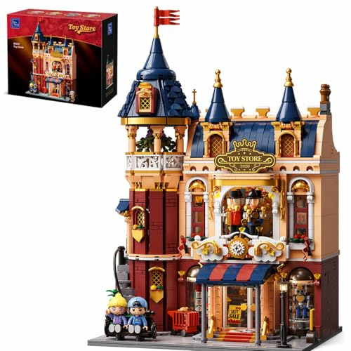 PANTASY - Kit da costruzione per adulti, kit da costruzione modulare nostalgico con facciata dettagliata e decorazione d'interni, giocattolo di architettura creativa per appassionati di costruzioni e