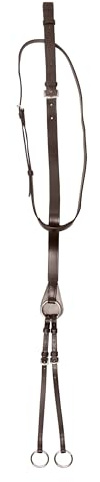 Imperial Riding Martingal IRH Core Martingale de Course en Cuir avec Fourche réglable Marron